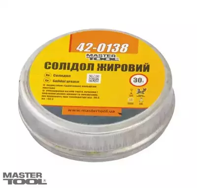 MasterTool  Солидол жировой 100 г, полиэтилен, Арт.: 42-0139