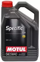 Масло моторное 100% синтетическое д/авто Motul SPECIFIC LL-04 SAE 5W40 (5L)