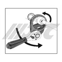 Ключ для рулевых тяг с шарниром 25~55мм