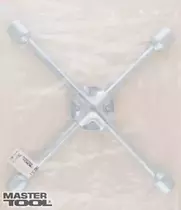 MasterTool  Ключ баллонный крестовой усиленный 17x19x21x22, 350*14мм, Арт.: 73-0314