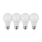 Лампы светодиодные набор из 4 штук LL-0014, LED A60, E27, 10 Вт, 150-300 В, 4000 K, 30000 ч, гарантия 3 года INTERTOOL LL-4014